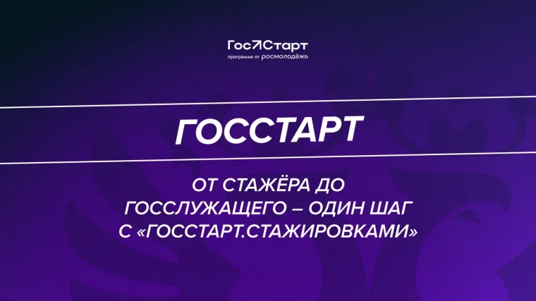 Запущена регистрация на федеральный этап «ГосСтарт.Стажировки» Запущена регистрация на федеральный этап «ГосСтарт.Стажировки»