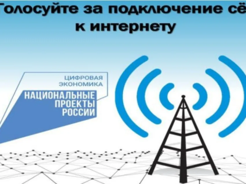 Голосуйте за подключение сёл к интернету