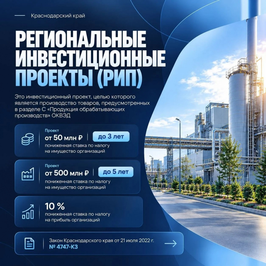 Региональные инвестиционные проекты