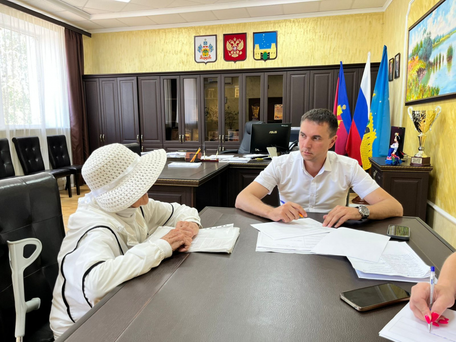 Глава района Кияшко Алексей Валерьевич провел прием граждан по личным вопросам
