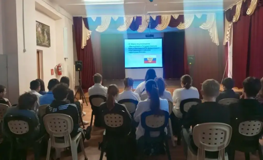 День молодого избирателя прошел в МБОУ СОШ 7 им. В. И. Ленина Староминского района.