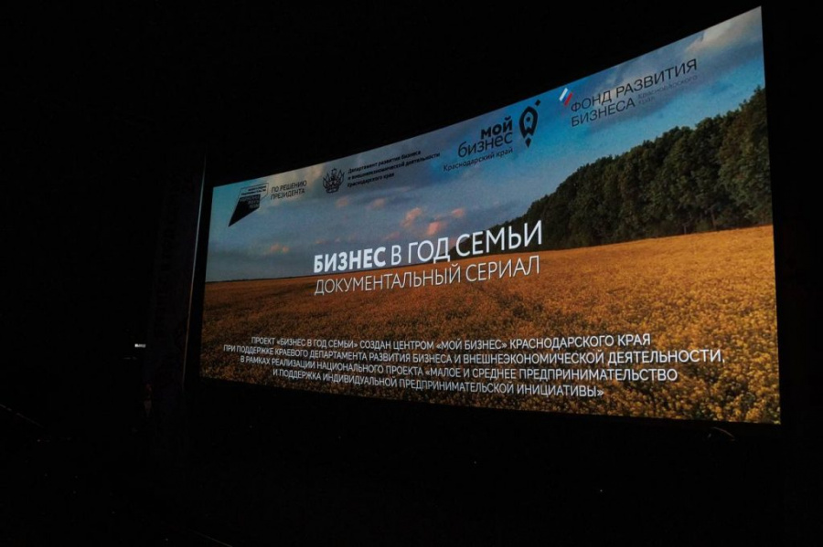 В Краснодаре состоялся закрытый кинопоказ проекта «Бизнес в год семьи» 