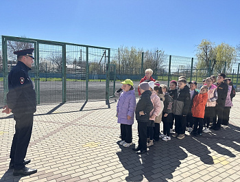Госавтоинспекторы Староминского района провели комплекс мероприятий по факту ДТП с участием несовершеннолетнего в одной из школ отдаленного населенного пункта