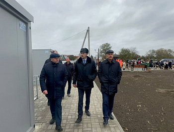 Открытие зоны отдыха в Староминской