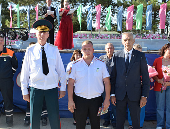 В парке прошло торжественное мероприятие,посвящённое  Дню Староминского района и станицы Староминской.