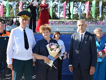 В парке прошло торжественное мероприятие,посвящённое  Дню Староминского района и станицы Староминской.