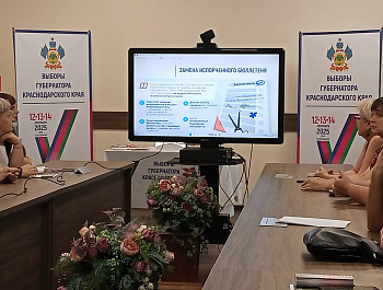 28 августа ТИК Староминская провела третий обучающий семинар для членов УИК