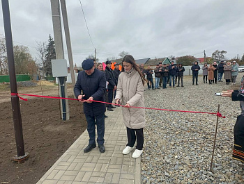 Открытие зоны отдыха в Староминской