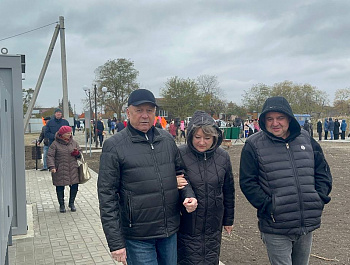 Открытие зоны отдыха в Староминской