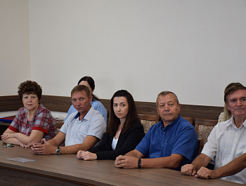 Прием главы, посвящённый 100-летию образования Староминского района прошел в зале заседаний