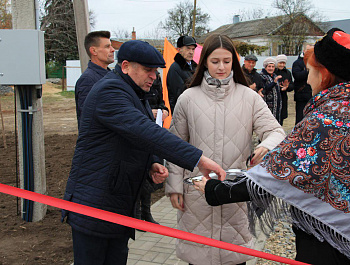 Открытие зоны отдыха в Староминской