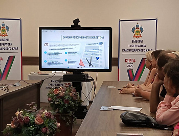 28 августа ТИК Староминская провела третий обучающий семинар для членов УИК