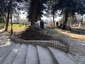  Благоустройство мемориального комплекса