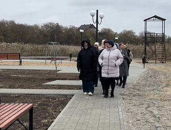 Открытие зоны отдыха в Староминской
