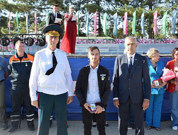 В парке прошло торжественное мероприятие,посвящённое  Дню Староминского района и станицы Староминской.