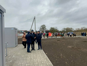 Открытие зоны отдыха в Староминской