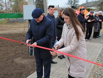 Открытие зоны отдыха в Староминской